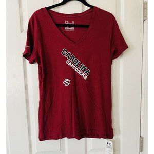 NWT Under Armour Charged Cotton NCAA South Carolina Gamecocks Tee - Large